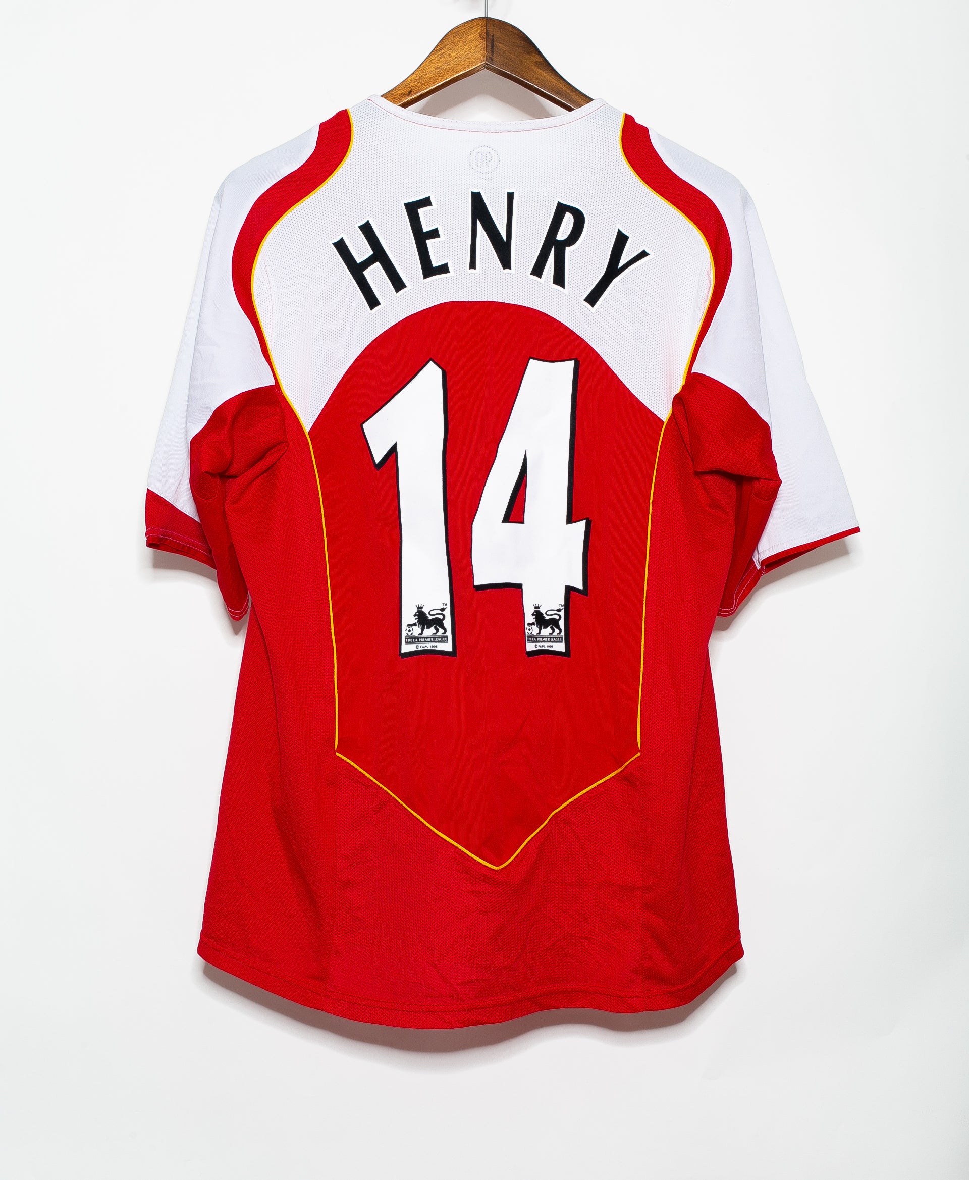 2004 Arsenal Home Jersey #14 Thierry Henry (Large) - Authentic Soccer Shirt for Fans & Collectors - Perfect for Matchdays & Memorabilia Display