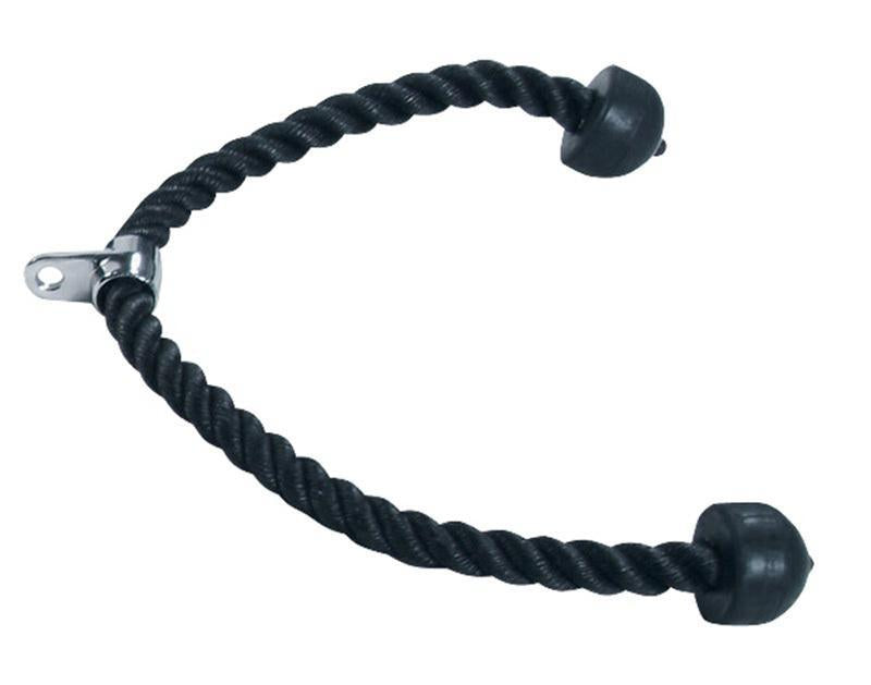 York Barbell Tricep Press Down Rope - Heavy Duty Gym Cable Attachment for Arm Workouts, Strength Training & Home Fitness Equipment - Perfect for Triceps, Biceps & Shoulder Exercises