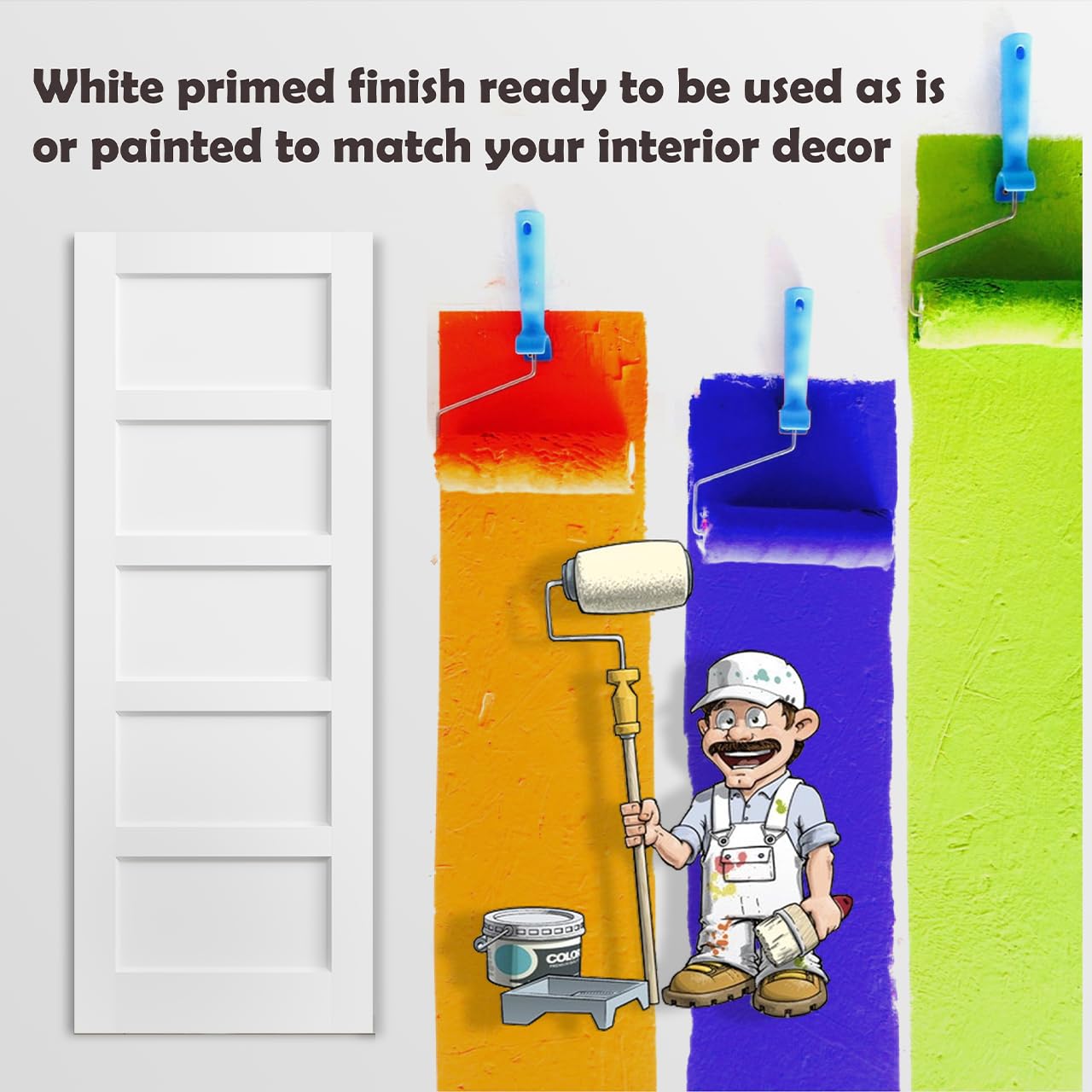 5-Panel Interior Door 60