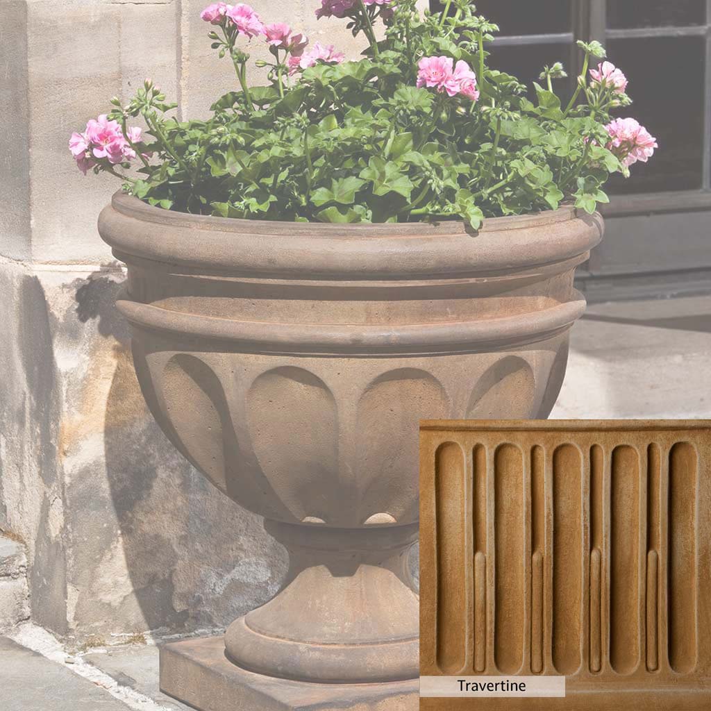 Campania International Augusta Urn - Elegant Outdoor Garden Urn for Flowers, Plants & Decor | Perfect for Patio, Porch, Cemetery & Memorial Displays