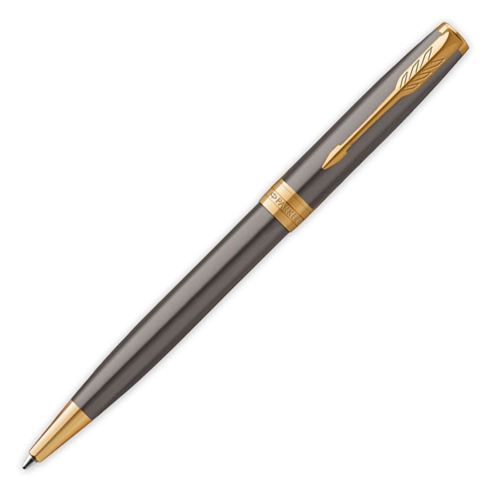 Parker Sonnet Grey Core Ballpoint Pen - Premium Writing Instrument for Office, Business & Gifts | Smooth Ink Flow, Elegant Design, Professional Use