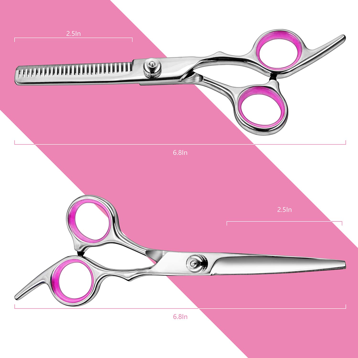 Professional Hair Cutting Scissors Set - 6