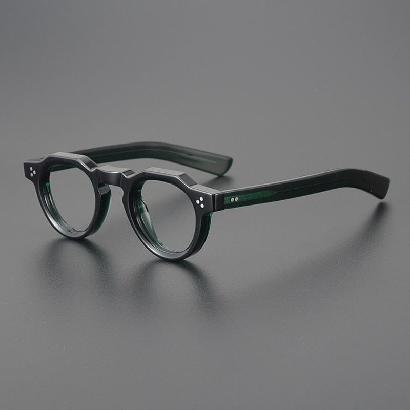 Vintage Acetate Eyeglass Frames for Men & Women - Rolf Retro Style Optical Glasses - Perfect for Reading, Fashion & Everyday Wear