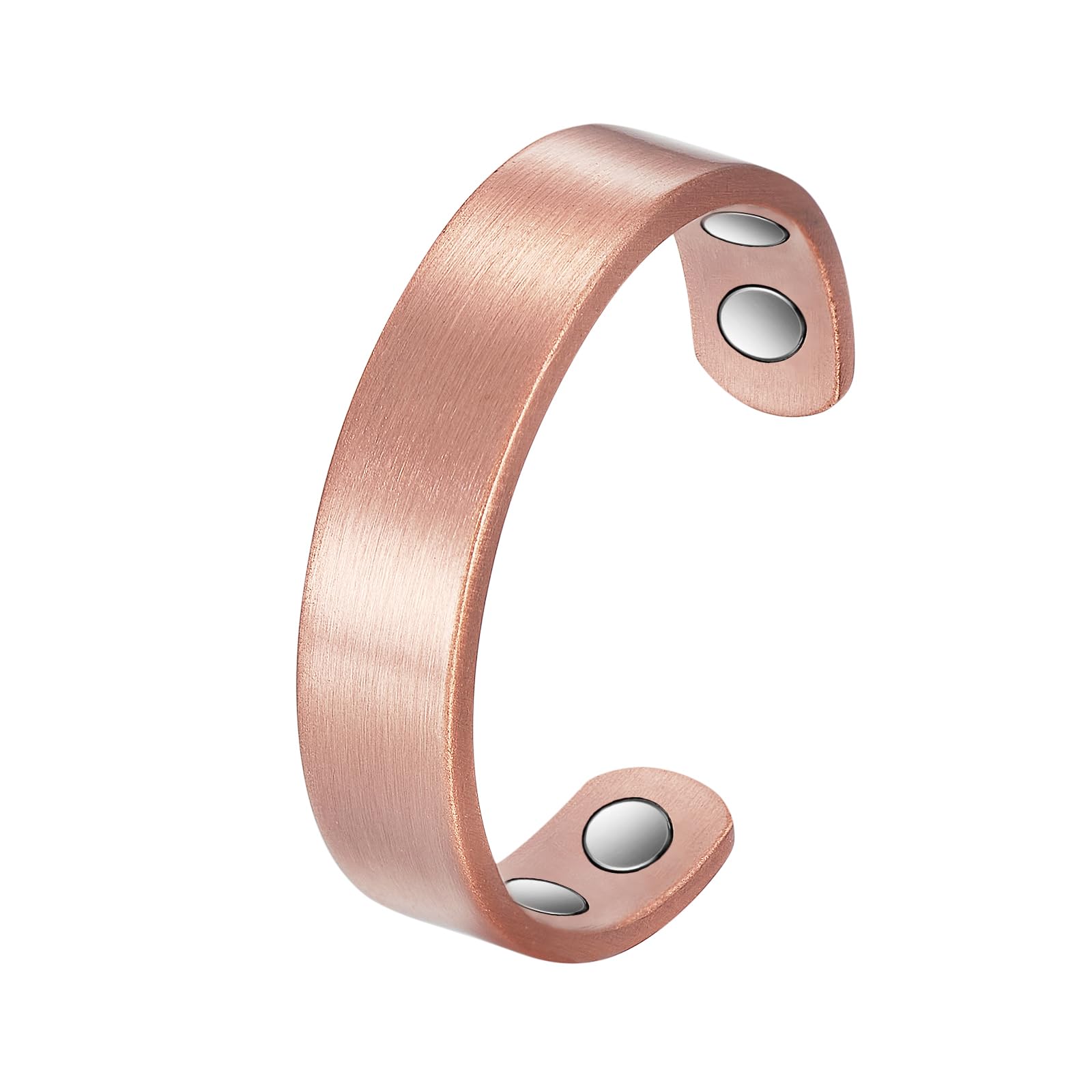 Pure Copper Adjustable Magnetic Rings for Women - Stylish Copper Jewelry for Arthritis Relief & Improved Circulation - Perfect for Daily Wear, Gifts & Fashion Accessories