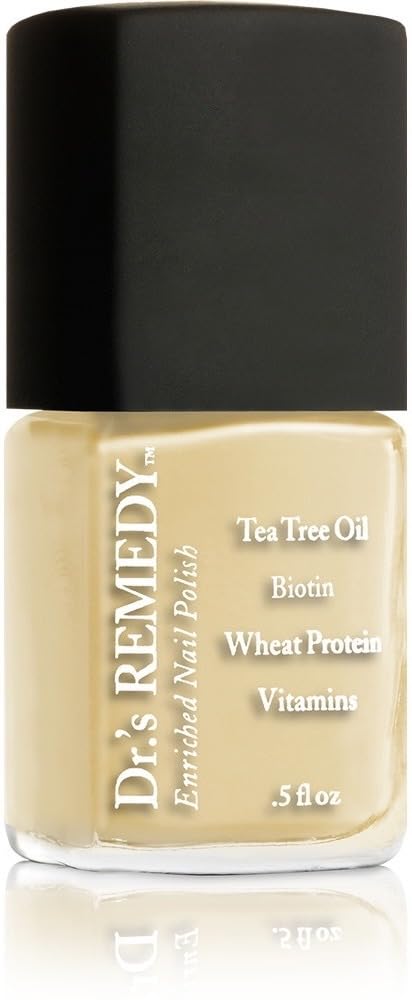 Organic Nail Polish for Strong & Healthy Nails - Dr.'s Remedy Long-Lasting Treatment (Sweet Soleil) - Perfect for Manicures, Pedicures & Nail Care at Home