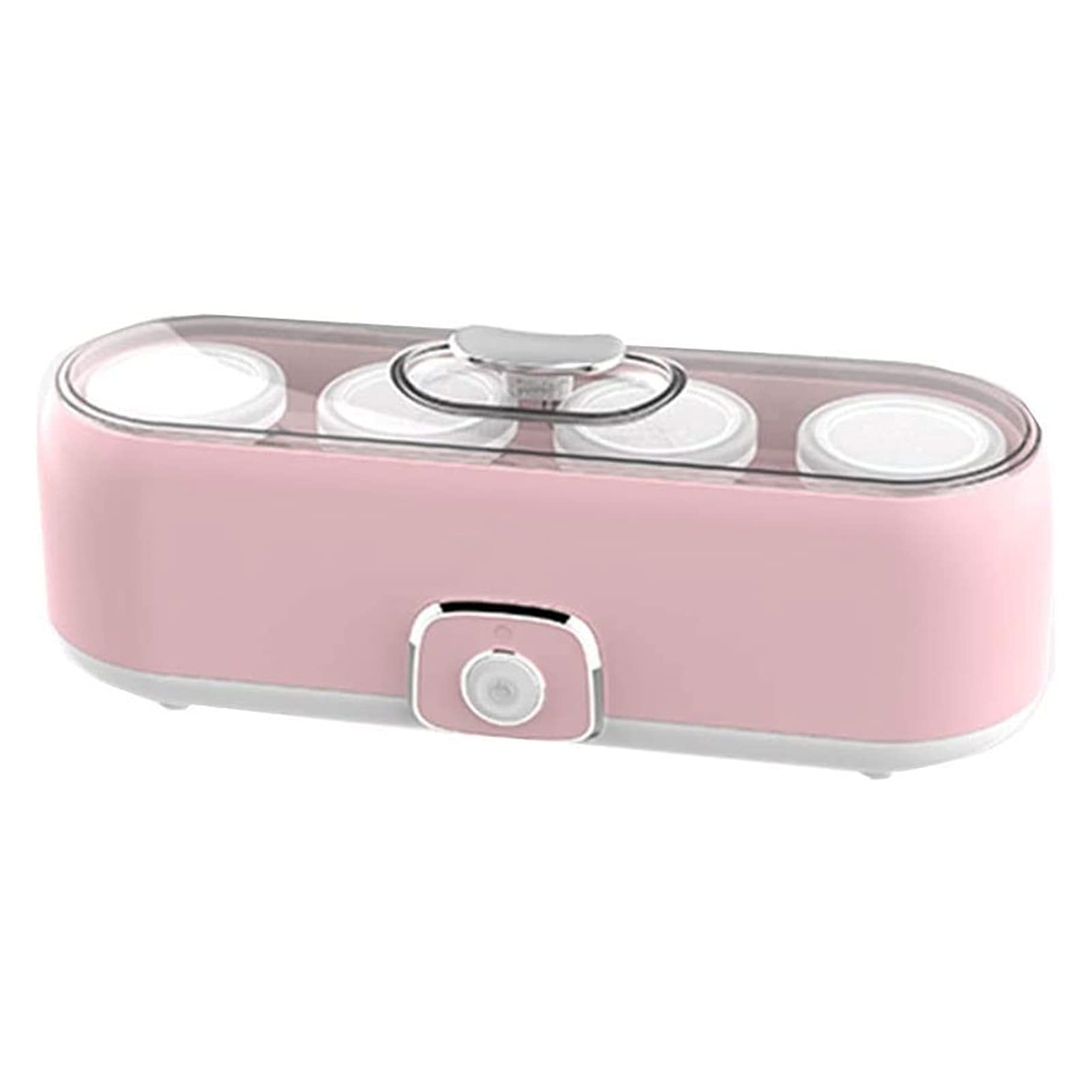 Automatic Digital Yogurt Maker Machine with 4 Glass Jars & Stainless Steel Pot - Homemade Organic Yogurt & Cheese Maker with Timer & Strainer - Perfect for Healthy Breakfast, Snacks & Keto Diet