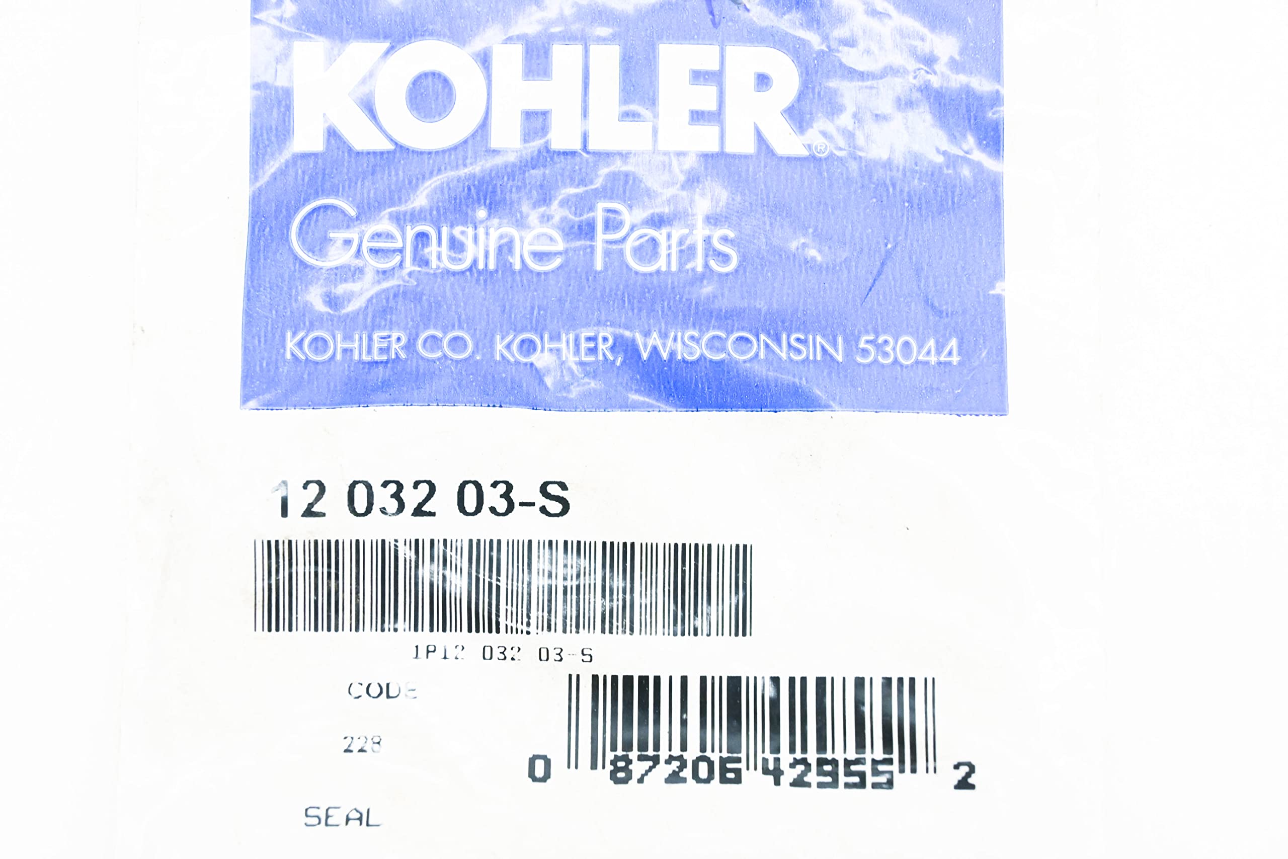 Kohler 12-032-03-S Genuine OEM Engine Oil Seal for Lawn Mowers & Garden Equipment - Perfect for Tractor, Riding Mower & Outdoor Power Tool Maintenance