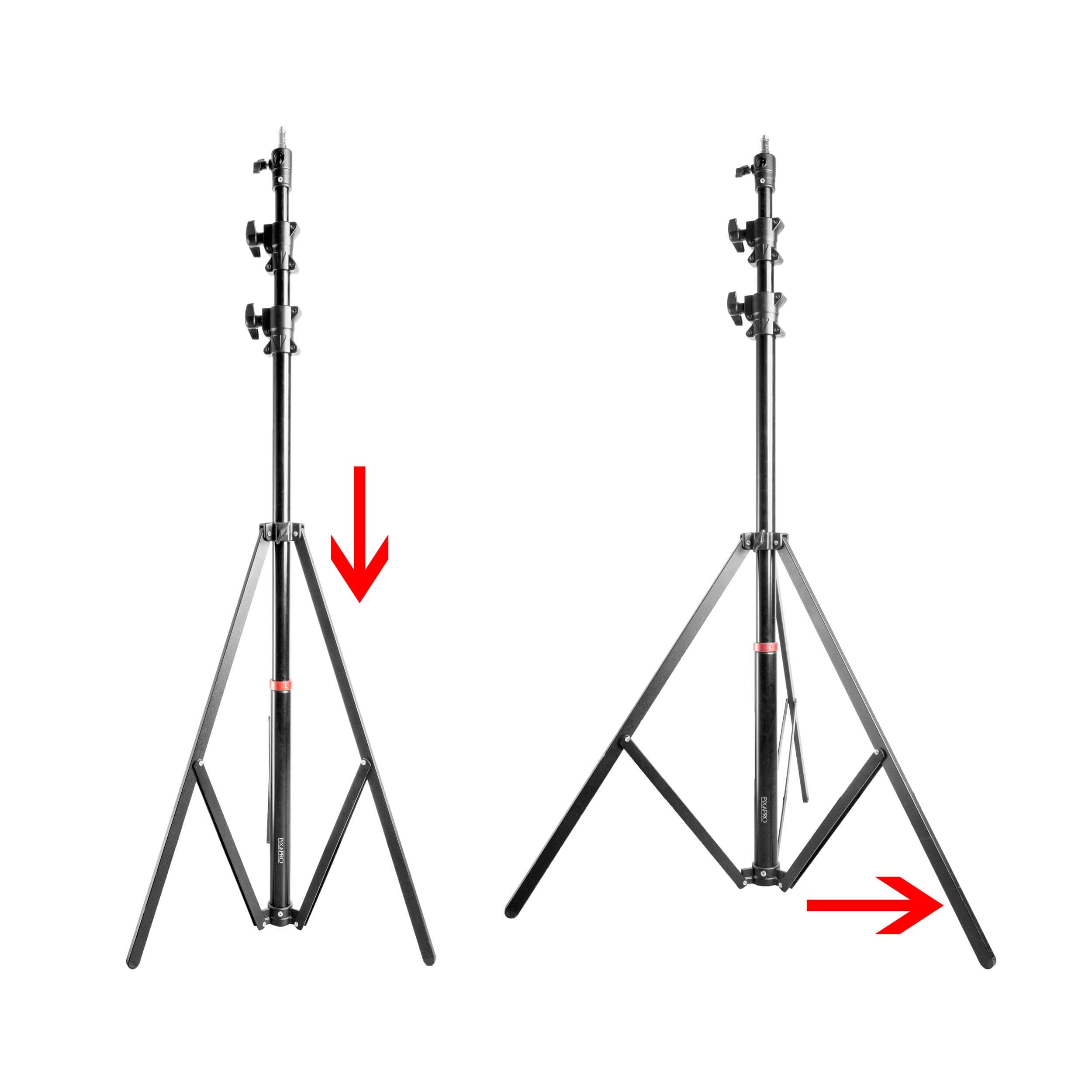 300cm Heavy Duty Retractable Light Stand - Adjustable Auto Stand for Photography & Video Lighting - Perfect for Studio, Outdoor Shooting, and Live Streaming