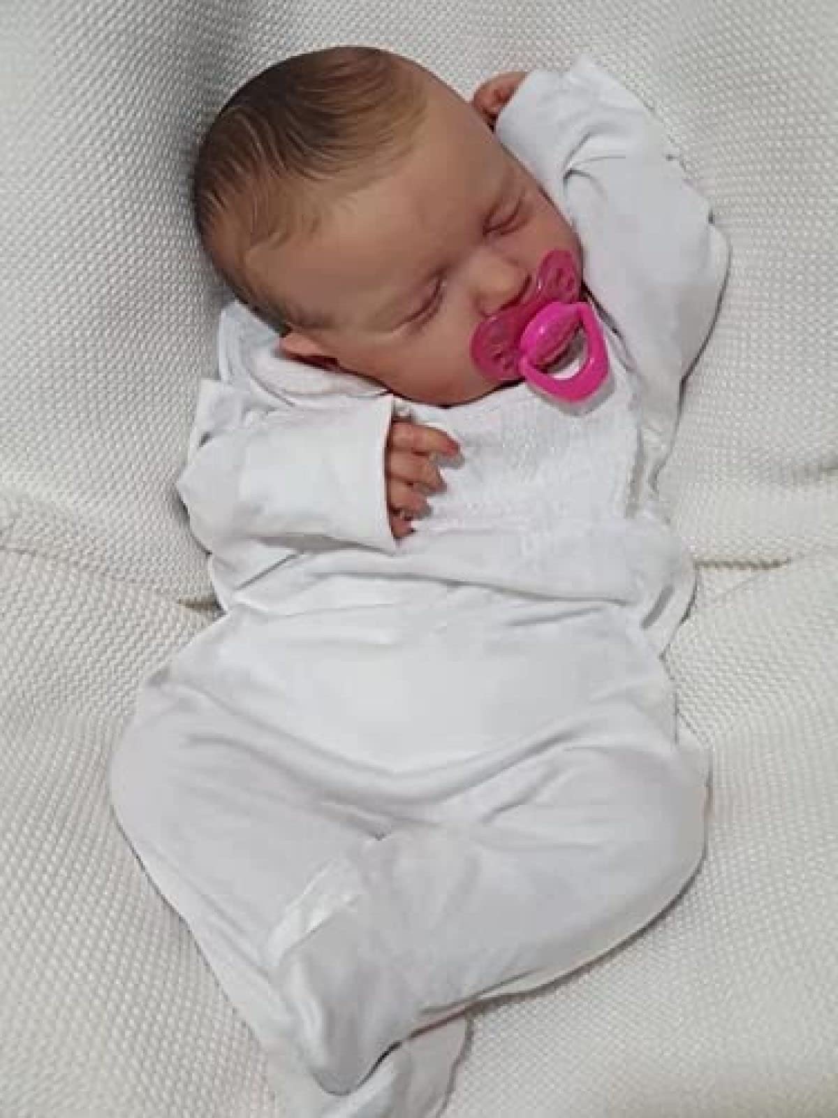 18 Inch Realistic Reborn Baby Girl Doll with Feeding Kit - Lifelike 55cm Toddler Doll for Kids Age 3+ | Perfect Gift for Birthdays, Role Play & Collectors