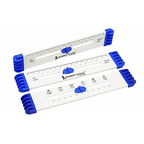 Airgoesin Pain Ache VAS Testing Record Scale Ruler - 10pcs Muscle Measurement Gauge Tool Kit for Physical Therapy, Rehabilitation & Sports Injury Assessment