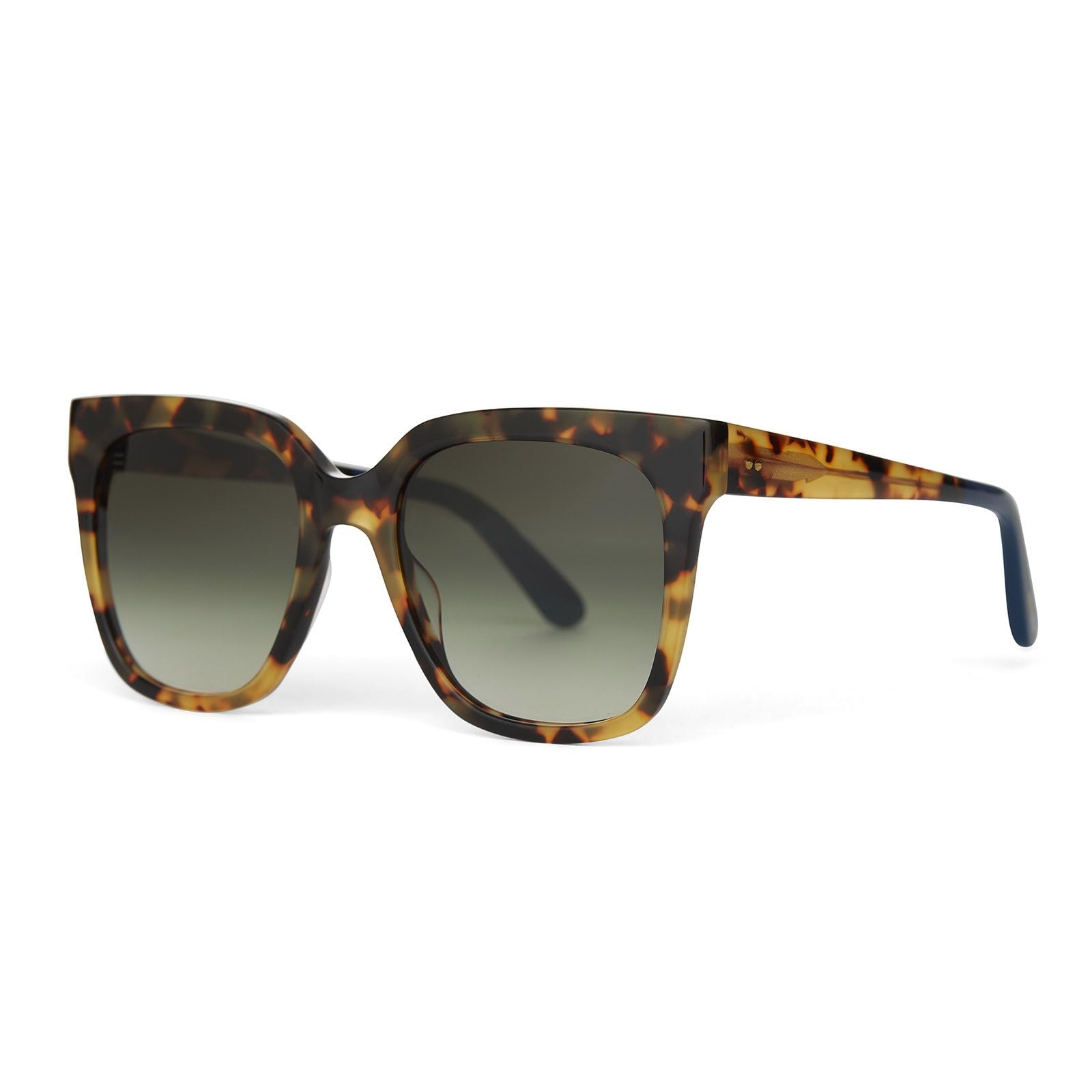 TOMS Women's Natasha Square Sunglasses - UV Protection, Polarized, Lightweight & Stylish for Outdoor Activities, Beach, Driving & Fashion Accessories