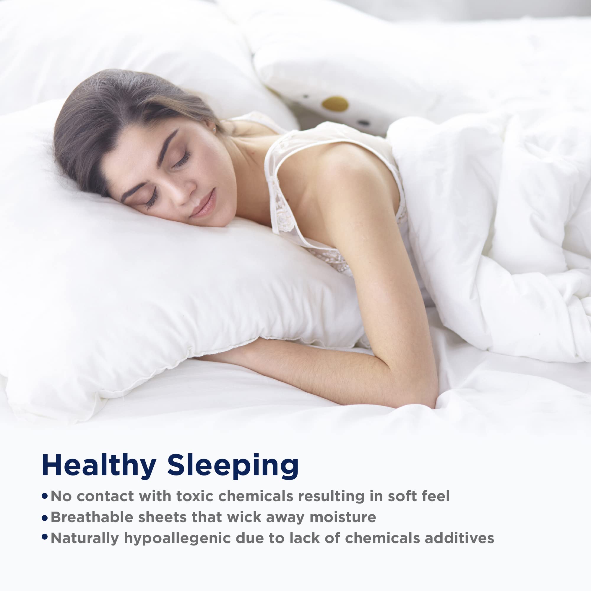 1000 TC 100% Egyptian Cotton Bed Sheets Full Size - 16 Inch Deep Pocket Cooling Bedding Set - Breathable, Fade & Pill Resistant - Perfect for Hot Sleepers & Luxury Bedrooms
