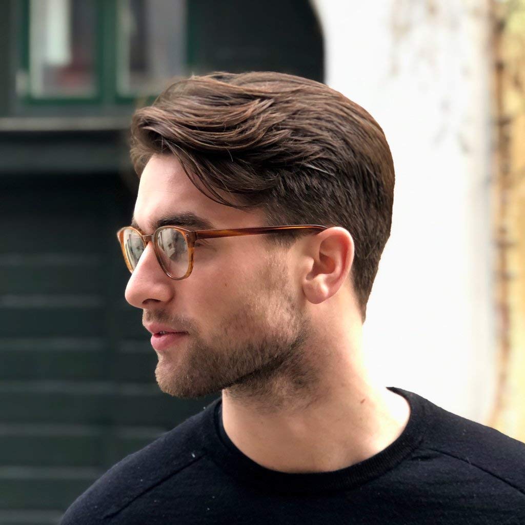Christopher Cloos Mala Bourbon Blue Light Blocking Glasses - Danish Designer Unisex Computer Eyewear for Men & Women (Non-Prescription/Prescription Ready) - Perfect for Office Work, Gaming & Digital Screen Protection