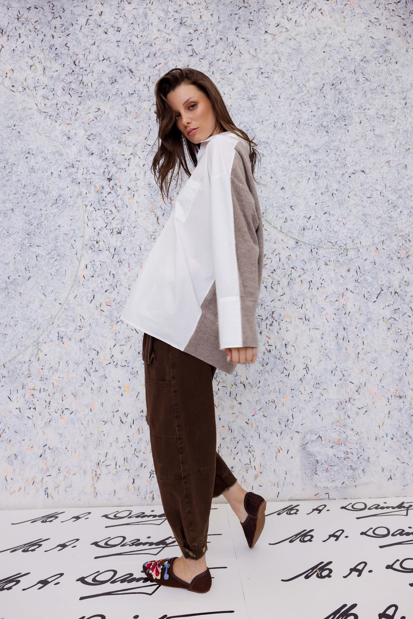 M.A. Dainty Trucker Pant - Women's High Waisted Denim Jeans for Casual & Work Wear | Perfect for Everyday Outfits, Office Style & Weekend Looks