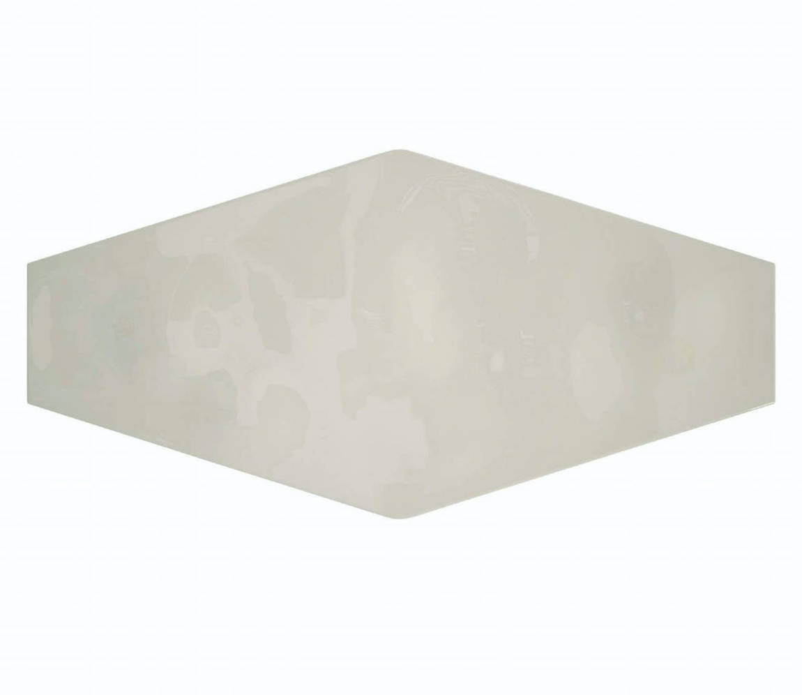 Hexagon Tile Glossy Cream 4x8 Long - Premium Ceramic Wall & Floor Tiles for Kitchen Backsplash, Bathroom, and Shower Renovation
