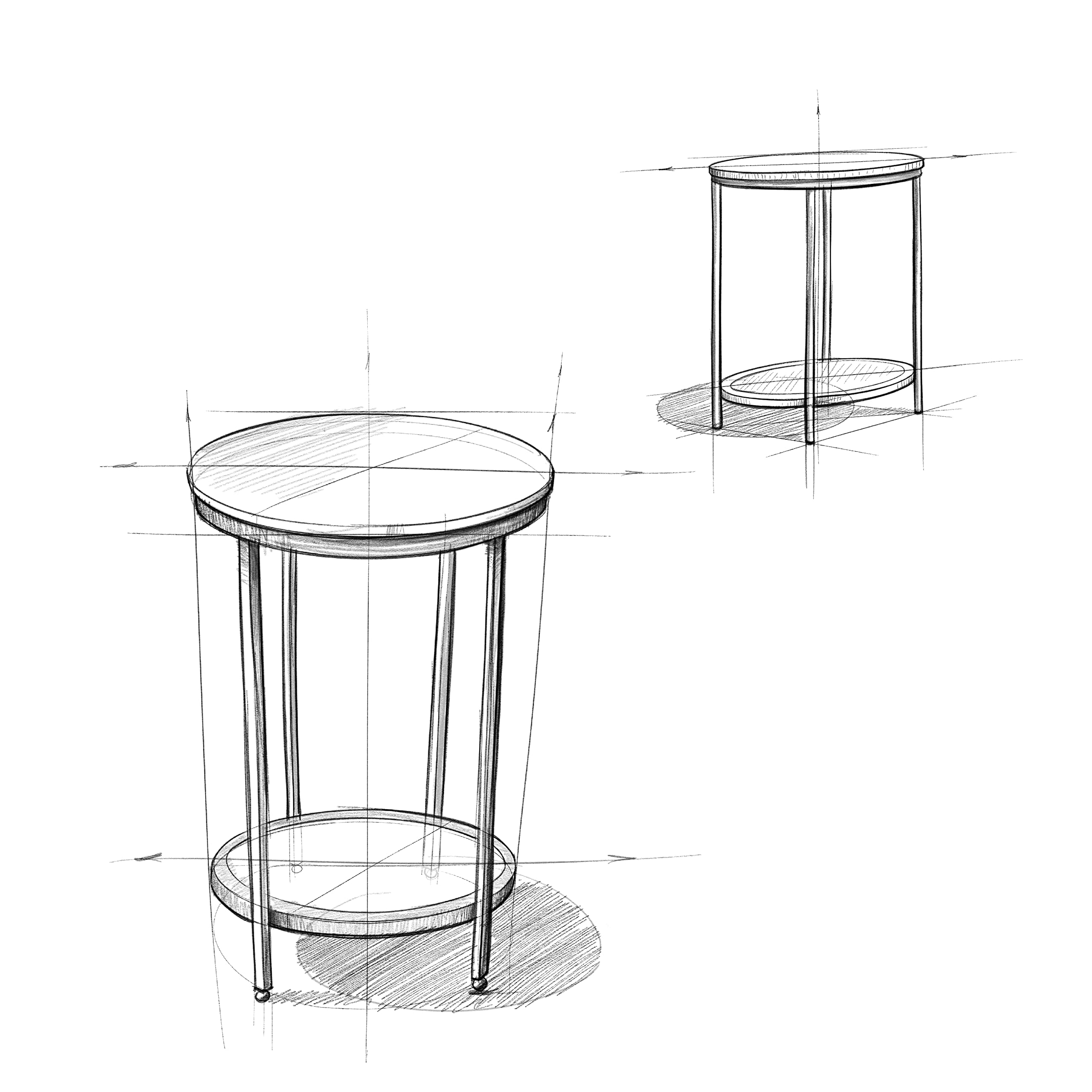 SIMPLIHOME Jenna Industrial 18-inch Wide Metal Round Accent Side Table in Warm Grey - End Table, Bedside Table & Nightstand for Living Room, Bedroom & Office - Perfect for Small Spaces, Coffee Table Alternative & Home Decor