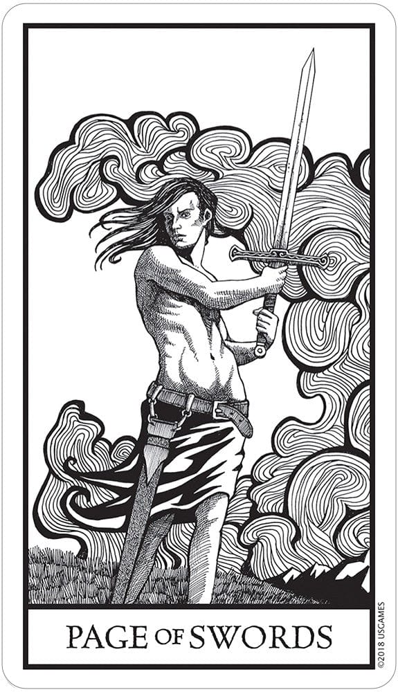 Bianco Nero Tarot Deck - Premium 78-Card Divination Set with Guidebook for Beginners & Professionals | Perfect for Psychic Readings, Meditation & Spiritual Growth