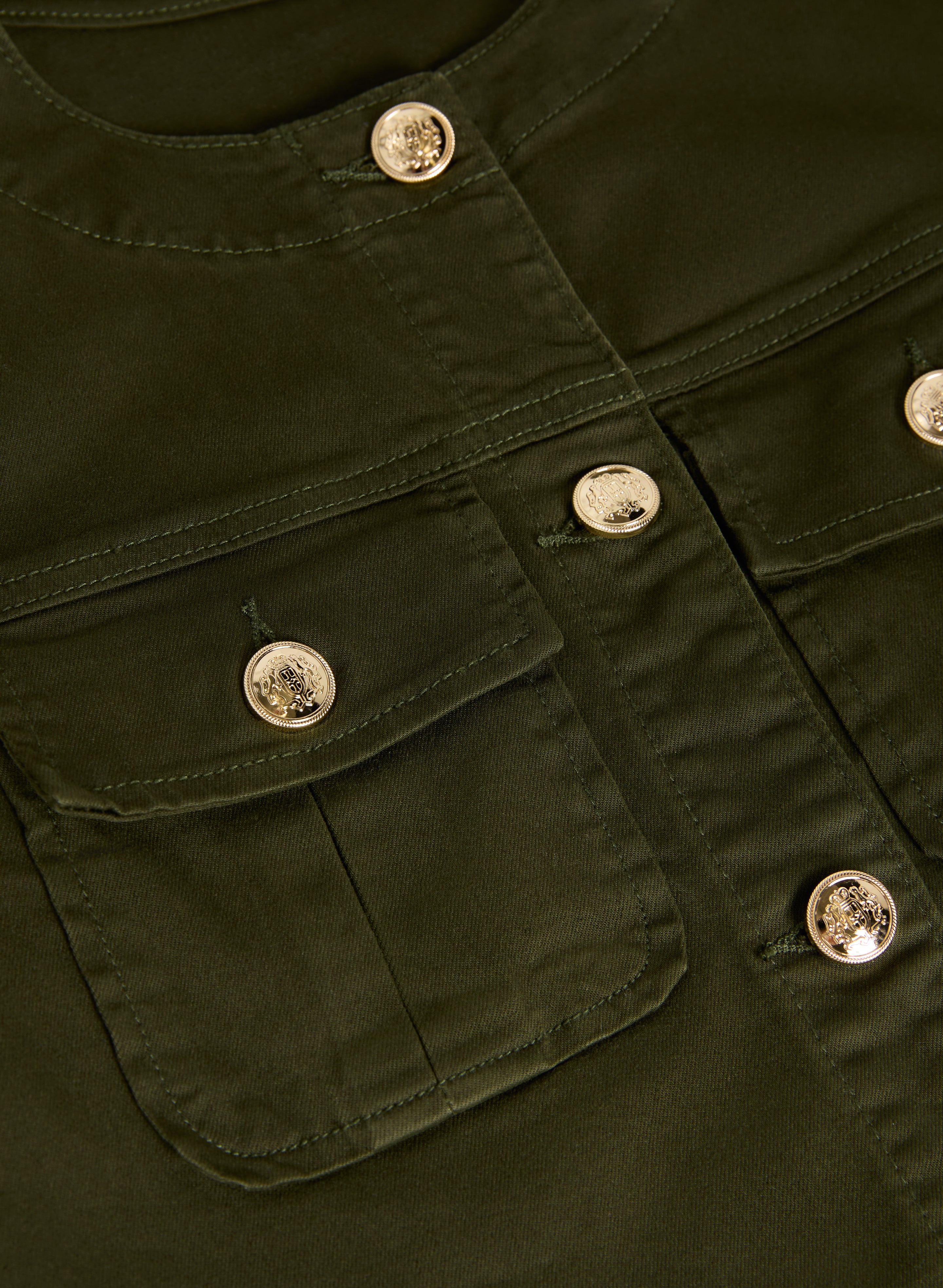 Men's Cargo Pocket Denim Jacket - Stylish Workwear & Outdoor Utility Jacket for Hiking, Camping & Casual Wear