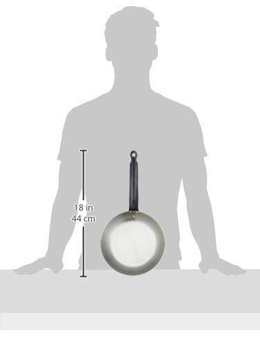 Endoshoji TKG AHL17022 8.7 Inch Iron Frying Pan - 22cm Non-Stick Skillet with 8.3 Inch Handle - Perfect for Searing, Frying & Cooking Steak, Eggs & Pancakes