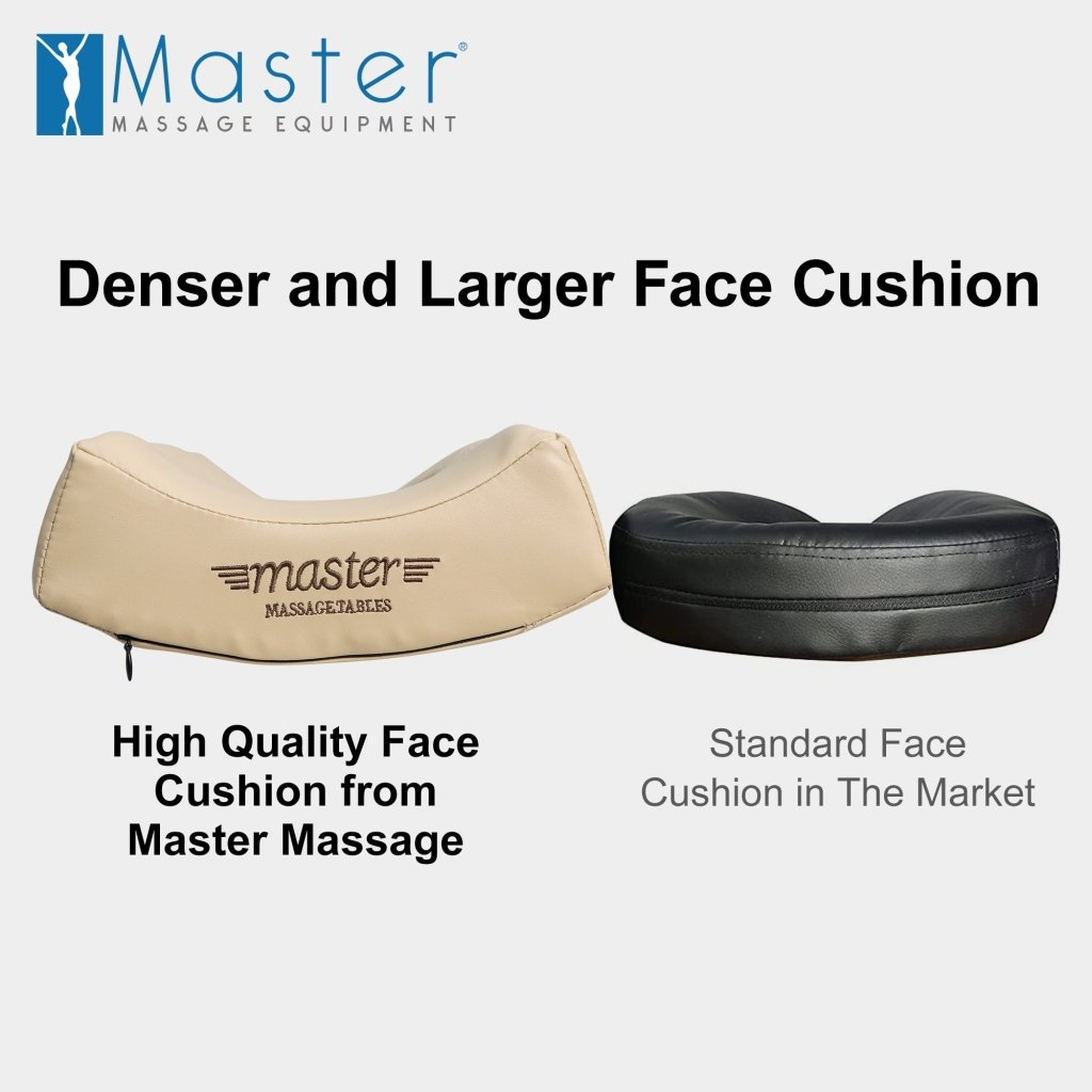 MusicMaster High Fidelity Bluetooth Music Pillow with Ergonomic Face Cushion - Wireless Massage Pillow for Neck & Back Pain Relief, Cream Color - Perfect for Home, Office & Travel Relaxation