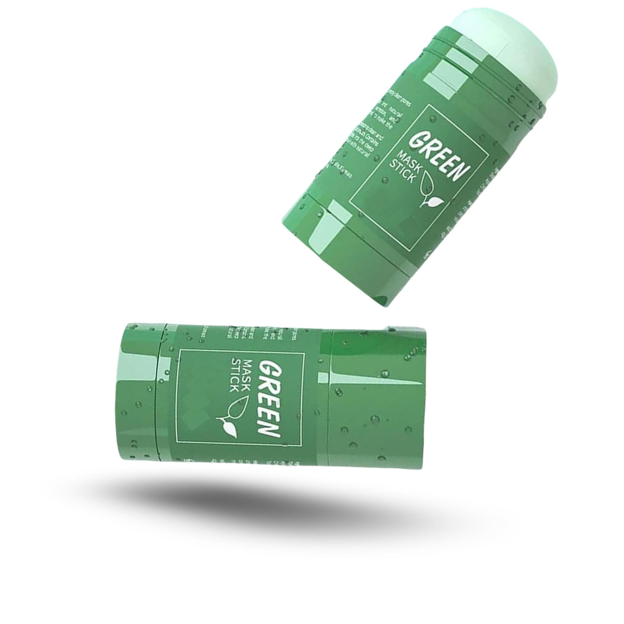 Glowhouse Green Tea Stick Face Mask - Blackhead Remover & Acne Treatment | Oil Control & Deep Pore Cleanser | Purifying Clay Stick Mask for Men & Women (1 Count) | Perfect for Travel & Daily Skincare Routine