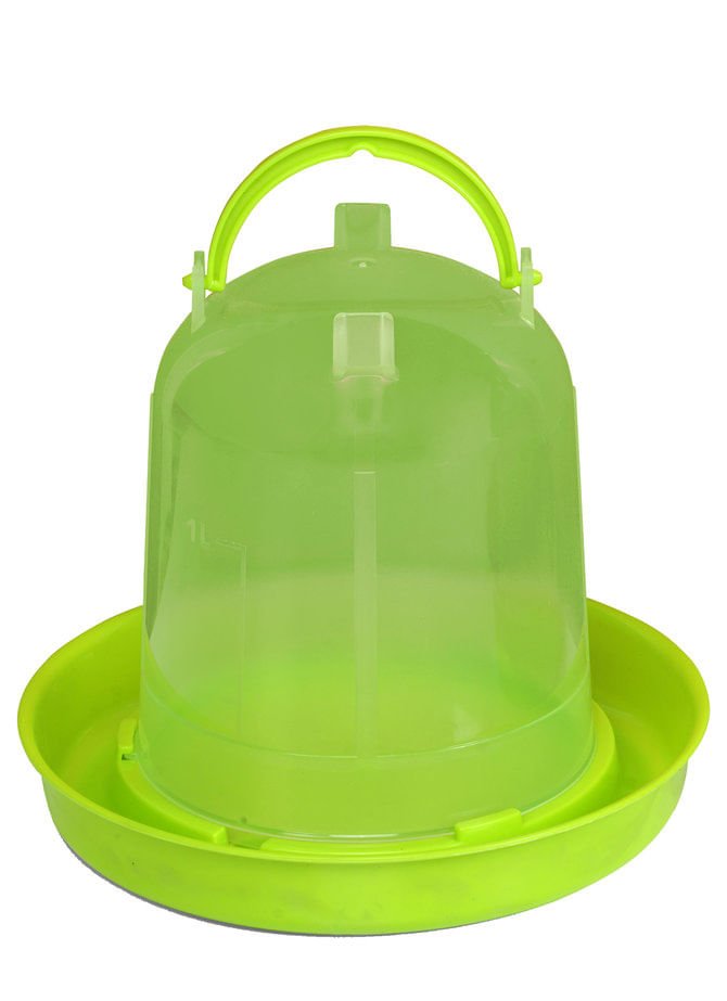 1.5L Plastic Chicken Waterer - Durable & Economical Poultry Feeder for Hens, Ducks & Birds - Perfect for Coops, Farms & Backyard Poultry Raising