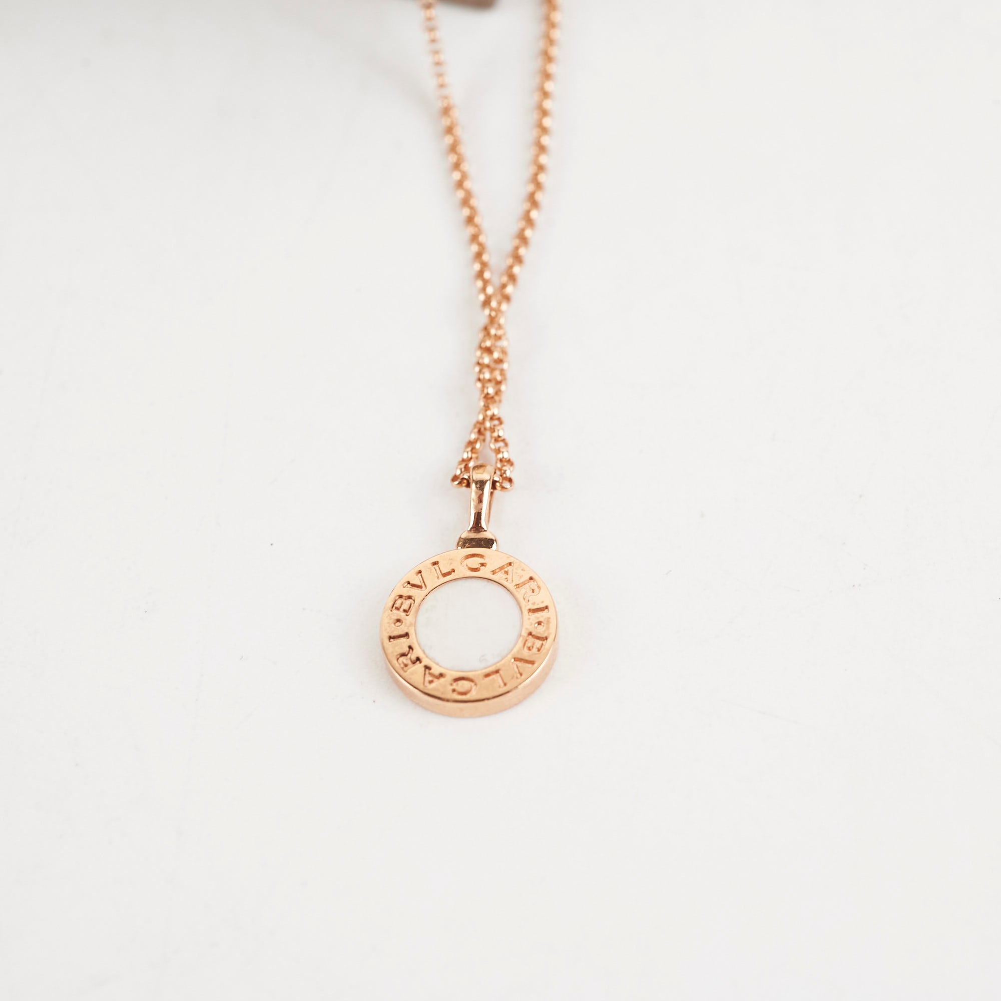 Bvlgari Mother of Pearl Rose Gold Necklace for Women - Elegant Jewelry Gift for Birthday, Anniversary & Special Occasions