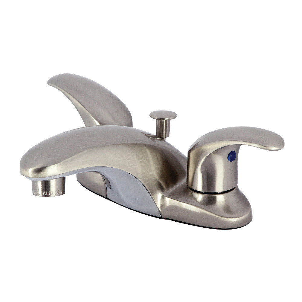 Kingston Brass KB6621LL 4-Inch Centerset Bathroom Faucet - Modern Water-Saving Design for Vanity Sinks, Powder Rooms & Guest Bathrooms
