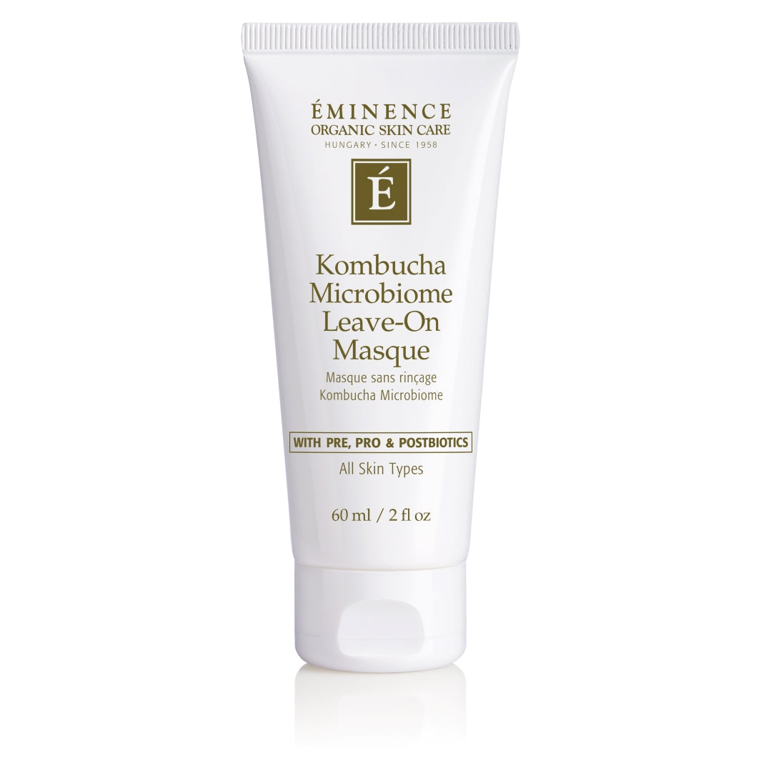 Eminence Organics Kombucha Microbiome Leave-On Mask - Hydrating & Brightening Facial Treatment for Glowing Skin | Perfect for Spa Nights & Self-Care Routines
