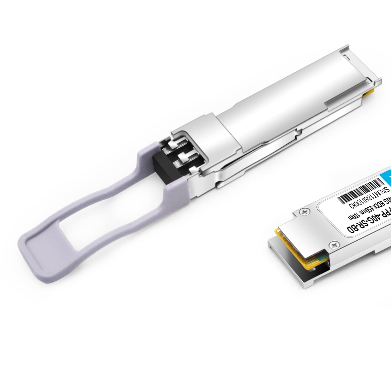 40G QSFP+ SR BiDi Transceiver Module for Cisco QSFP-40G-SR-BD & Meraki MA-QSFP-40G-SR-BD | 40GBASE-SR Bi-Directional | 850nm/900nm MMF | 100m/150m LC Duplex | High-Speed Data Center & Network Connectivity