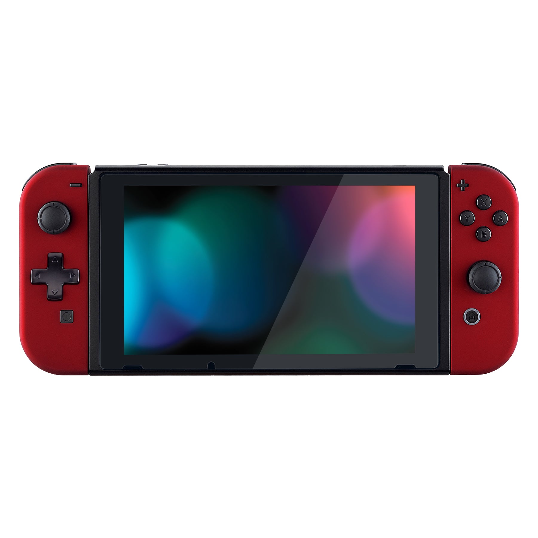 eXtremeRate D-Pad Replacement Shell Case with Buttons for Nintendo Switch Joy-Con (Scarlet Red) - Perfect for Gaming, Customization & Enhanced Gameplay Experience