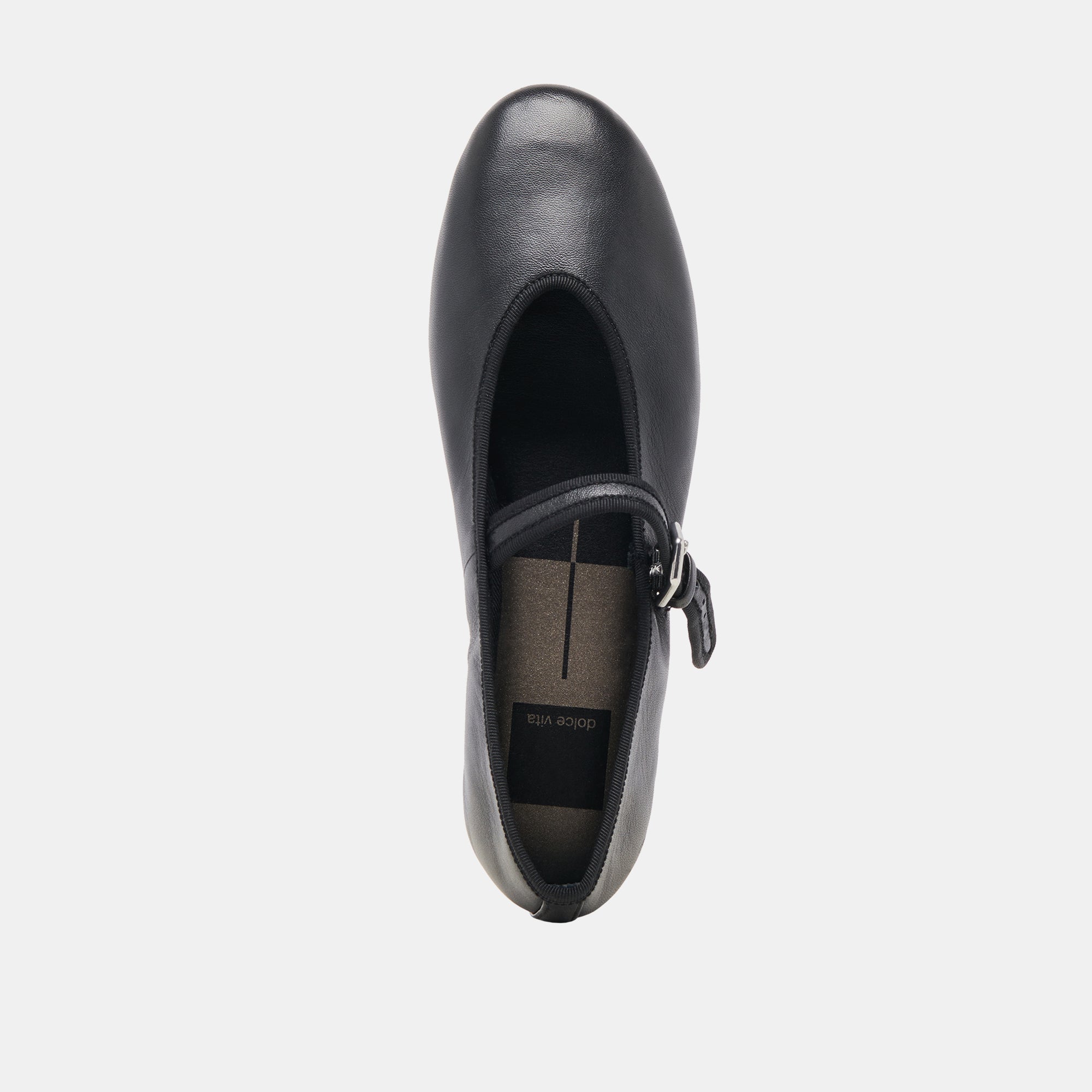 Roslyn Black Leather Ballet Flats for Women - Comfortable & Stylish Shoes for Work, Casual Wear & Dance