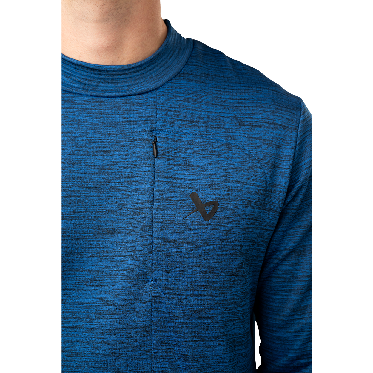 Bauer FLC Mock Neck Long Sleeve Shirt for Men - Comfortable Hockey Practice & Casual Wear - Senior Hockey Jersey for Training & Street Style