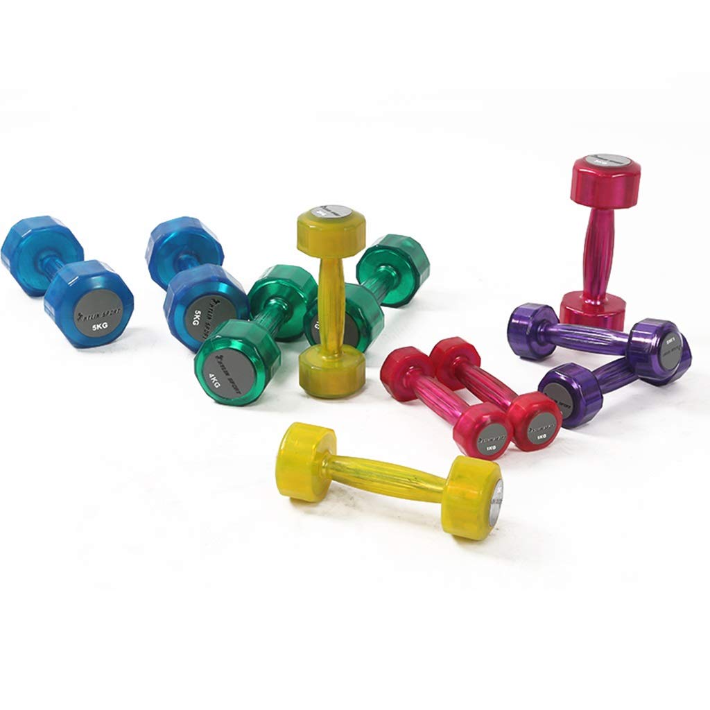1kg Safety Dumbbells for Kids - Solid Steel Small Hand Weights for Pilates, Fitness & Home Workouts - Perfect for Children's Exercise & Beginner Training