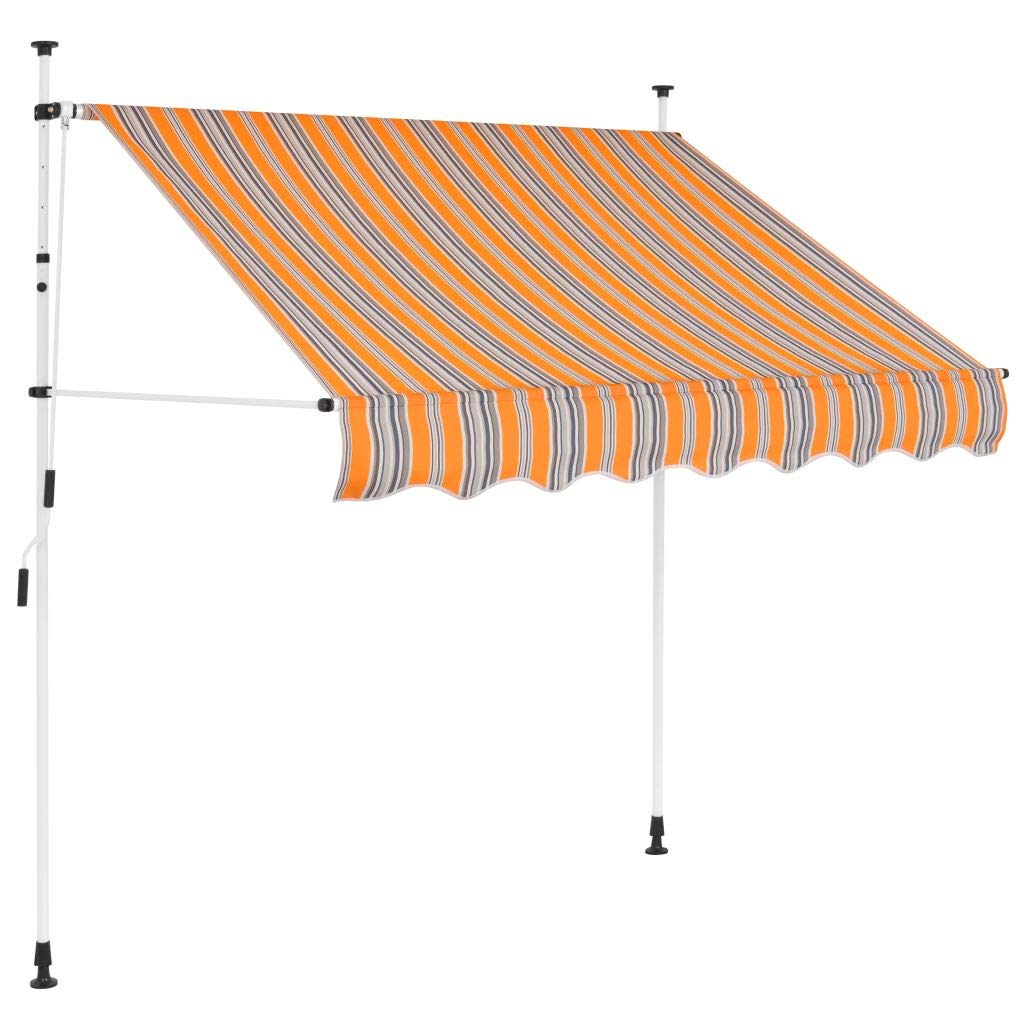 Manual Retractable Patio Door Awning - 59