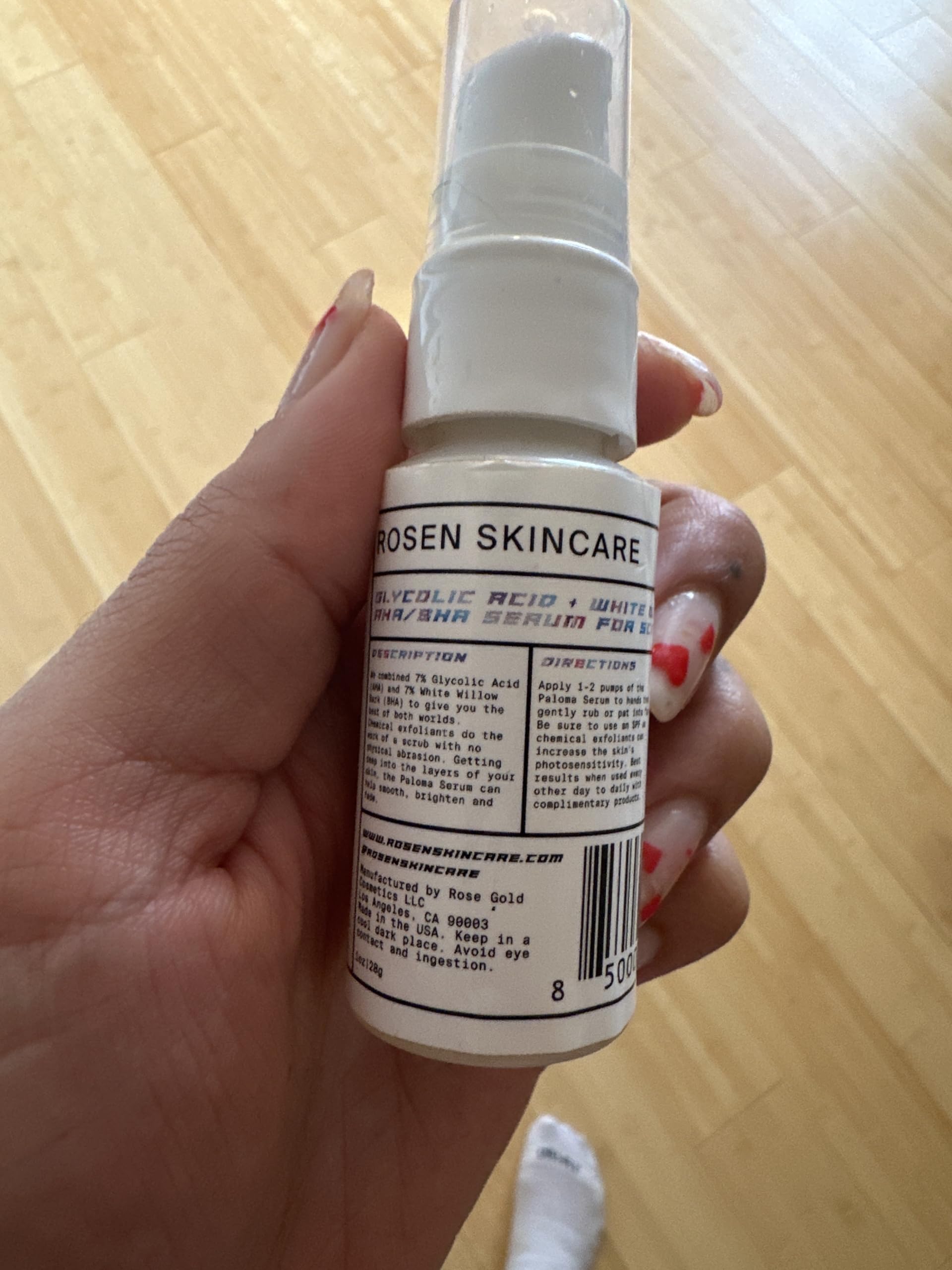 Best Natural Serum for Acne Scars & Dark Spots | Paloma Vitamin C Face Serum by ROSEN Skincare | Brightening Treatment for Clear Skin | Day & Night Use