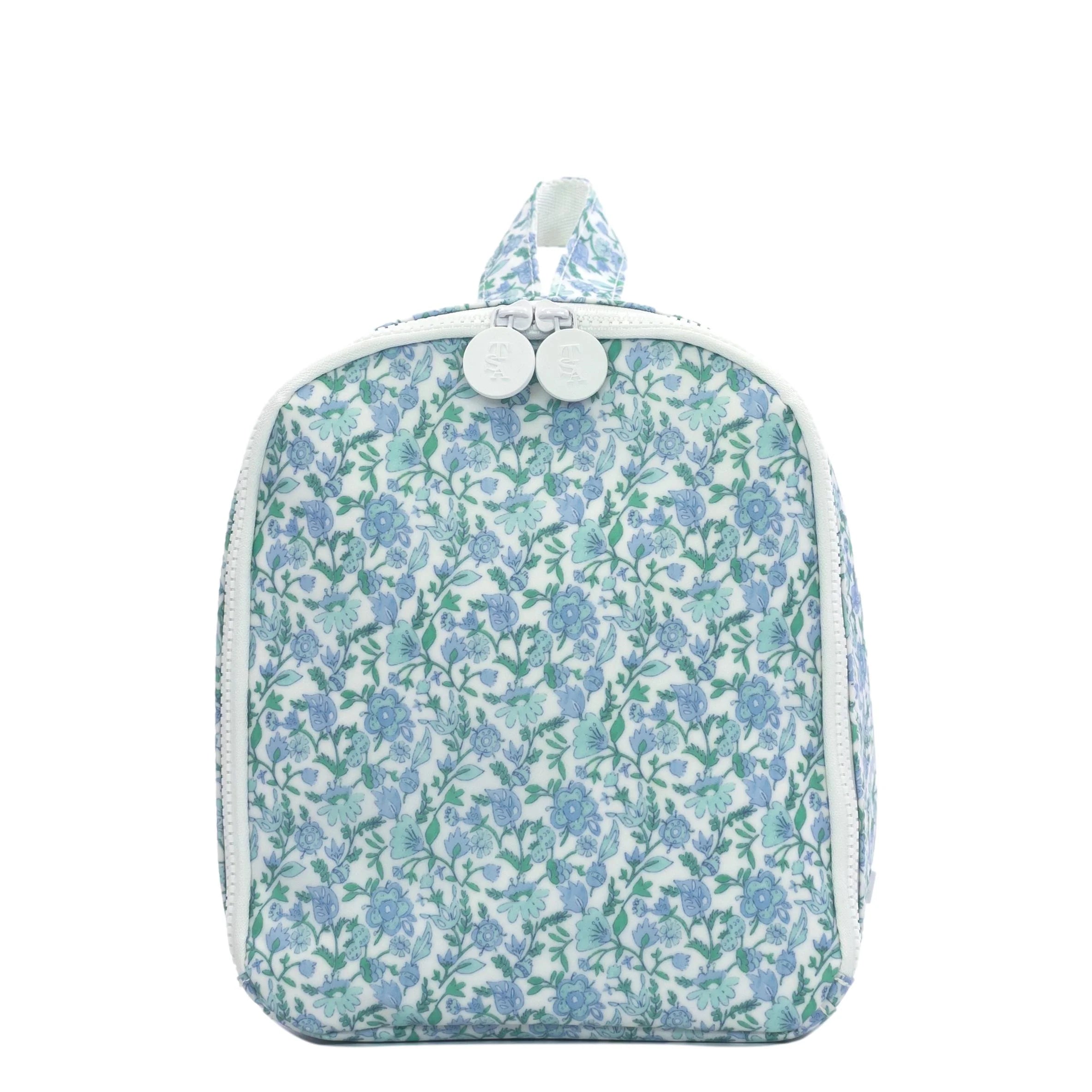 TRVL Design Insulated Lunch Bag - Stylish Hamptons Floral Pattern for Work, School & Picnics | Leakproof Reusable Lunch Tote for Women & Men