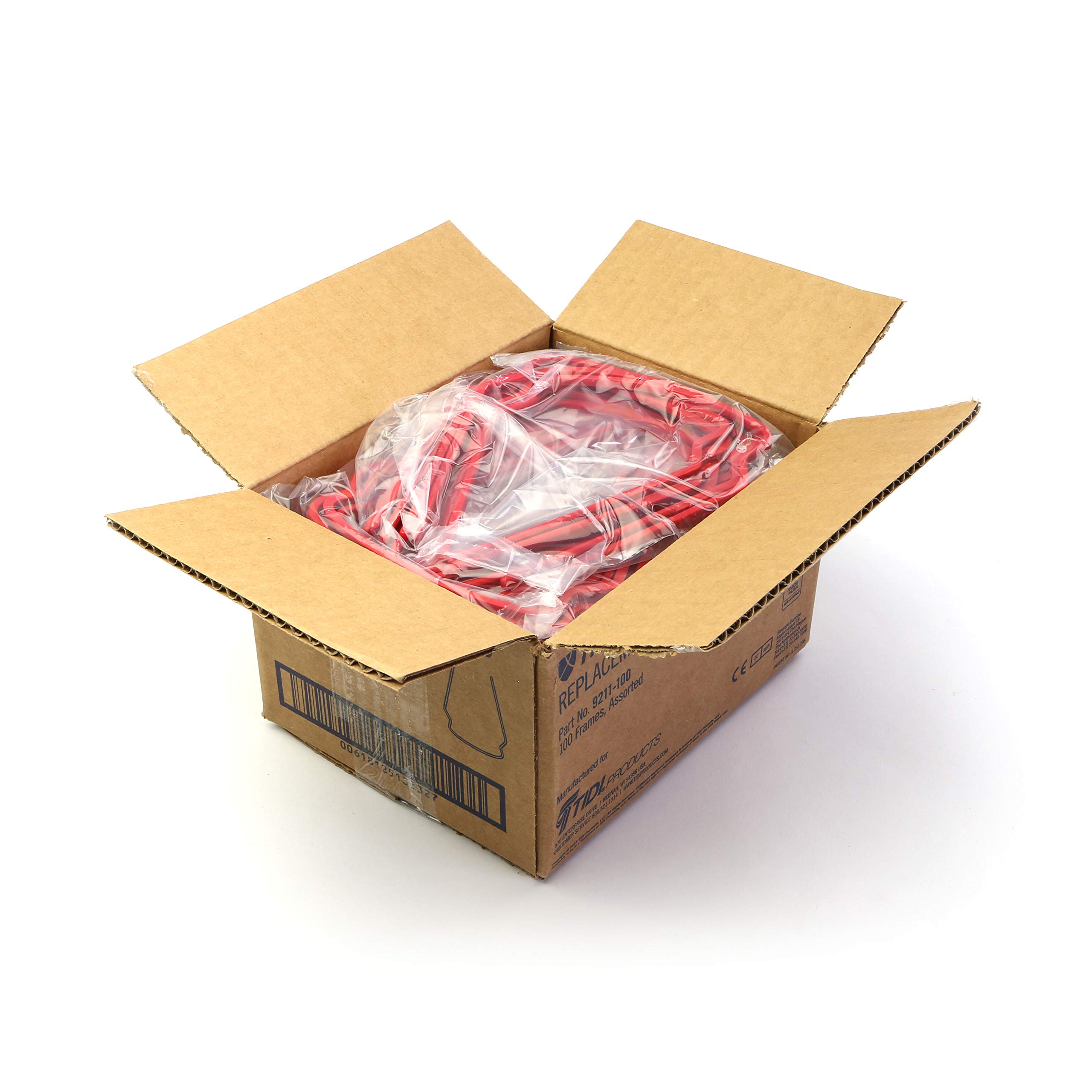 TIDIShield Assemble 'n Go Eye Shield Frames (Case of 100) - Compatible with 9210-100 Lenses - Protective Safety Eyewear PPE for Medical, Dental & Clinic Use - Pharmacy & Homecare Essential (9211-100) - Ideal for Healthcare Professionals & Infection Control