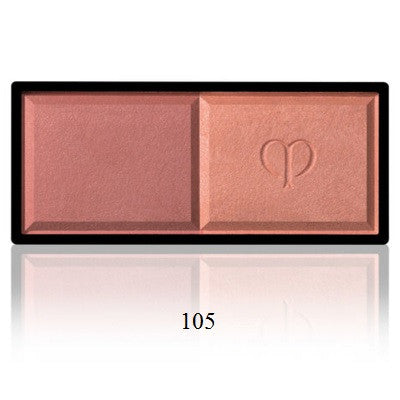 Long-Lasting Powder Blush Duo Refill - Natural Matte & Shimmer Finish for Cheeks | Perfect for Everyday Wear & Special Occasions