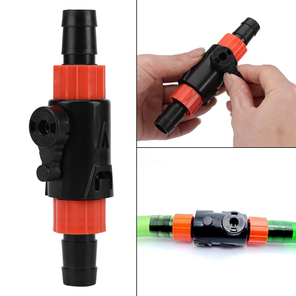 12/16mm Quick Release Hose Valve - Water Flow Control Valve for Fish Tank, Aquarium & Garden - Durable Hose Pipe Connector with Easy Handle (Ideal for Hydroponics, Irrigation & Pet Watering)