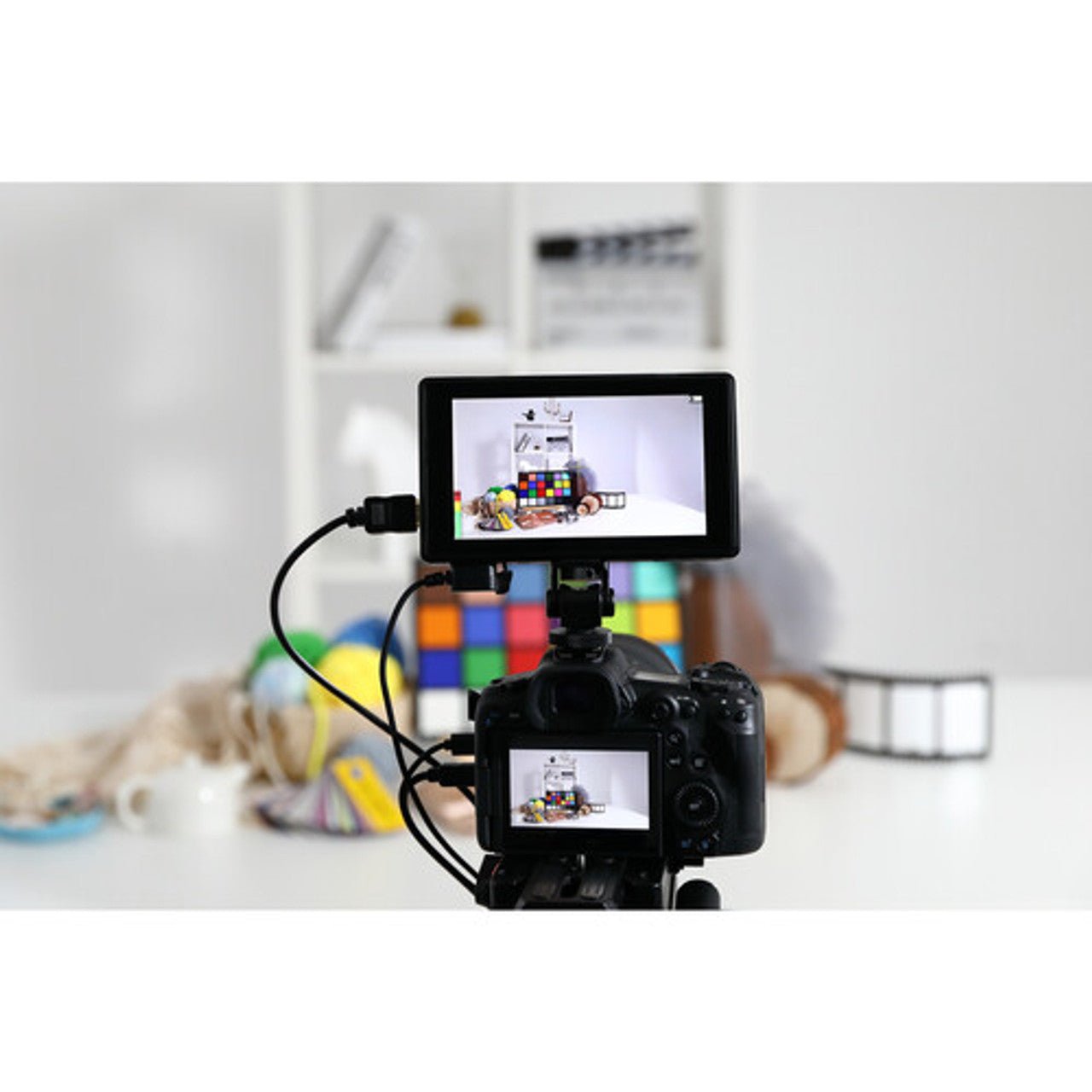 Godox 5.5 Inch 4K HDMI Touchscreen On-Camera Field Monitor for DSLR & Mirrorless Cameras - Perfect for Filmmaking, Vlogging, and Live Streaming