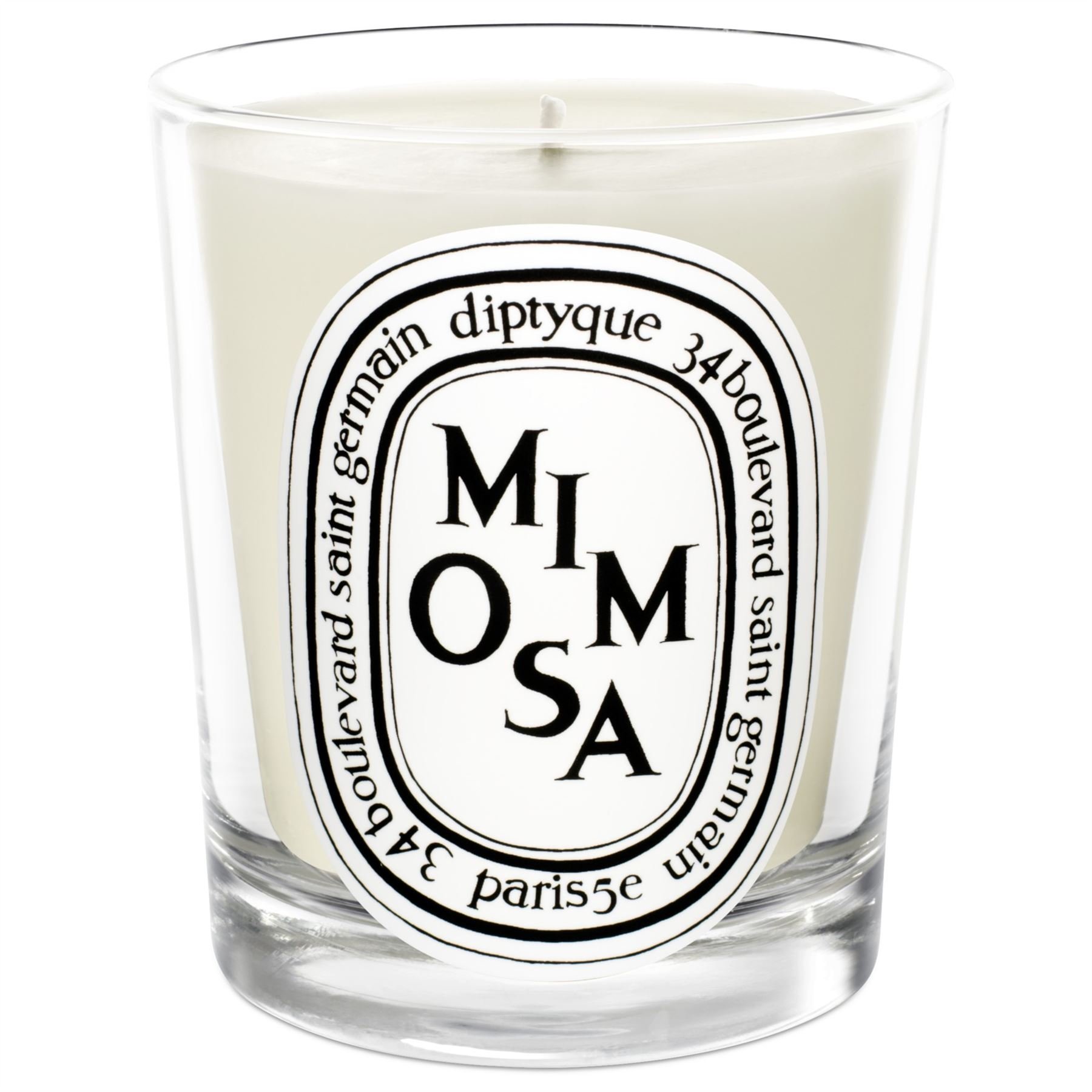 Diptyque Mimosa Scented Candle 190g (6.7oz) - 2 Pack Set for Home Fragrance, Luxury Gift & Relaxation | Perfect for Living Room, Bedroom, Spa & Romantic Ambiance