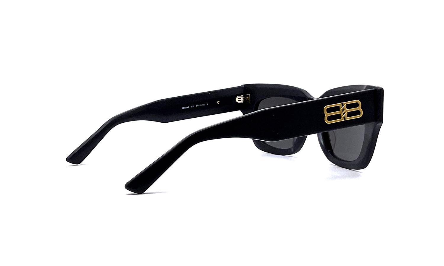 Balenciaga BB0234S (001) Sunglasses - Luxury Designer Shades for Men & Women - Perfect for Outdoor Activities, Travel, and Fashion Statements