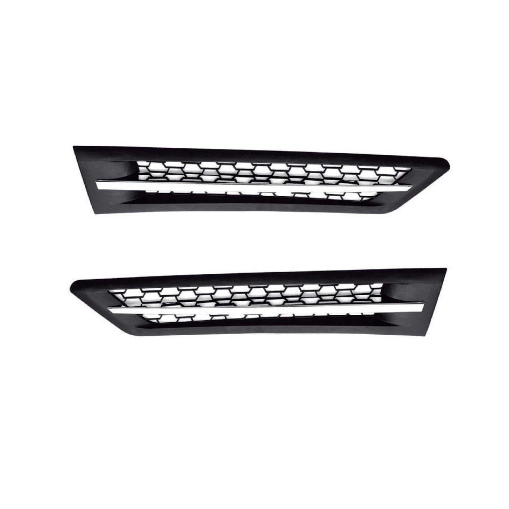 Fortpro Air Intake Vent Grille Replacement for Freightliner Cascadia 2018+ (F247575 76BS) - Durable Bilateral Truck Grilles for Improved Engine Cooling & Aerodynamics | Perfect for Long-Haul Trucking & Fleet Maintenance
