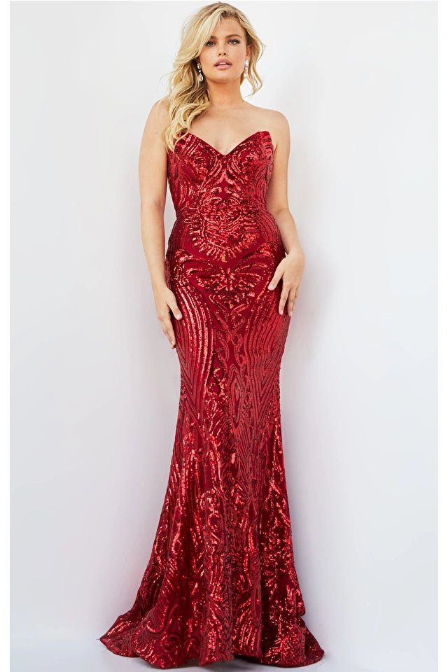 Jovani 09695 Elegant Evening Dress for Women - Formal Gown for Prom, Wedding & Special Occasions