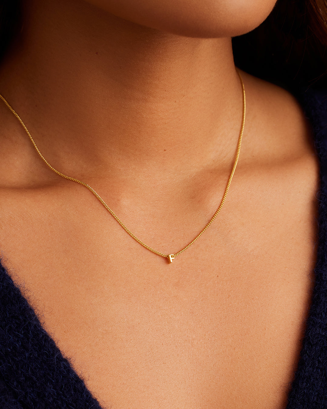 Wilder Mini Alphabet Necklace - Personalized Initial Pendant Jewelry for Women | Perfect Gift for Birthday, Anniversary & Everyday Wear