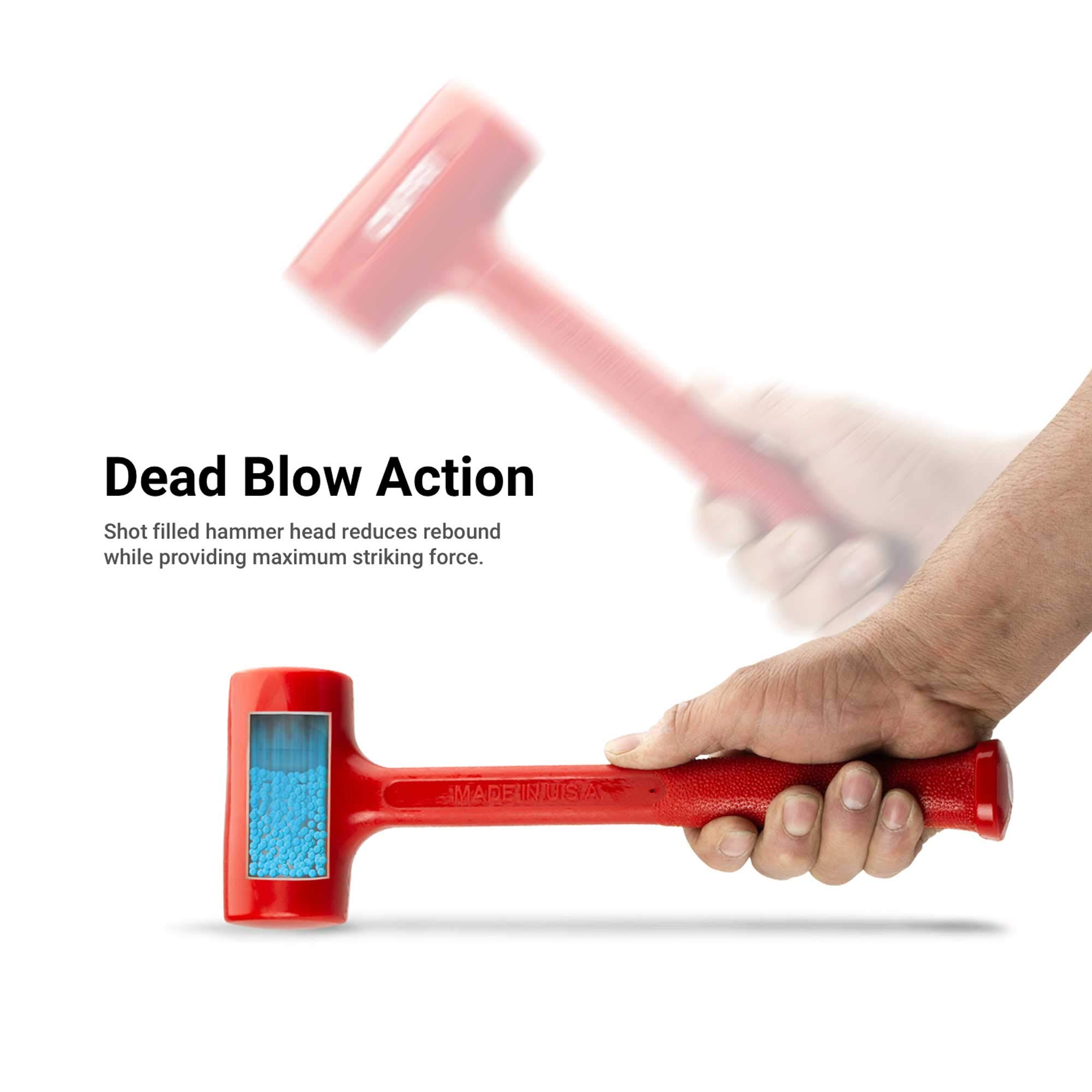 Capri Tools 5-Piece Dead Blow Hammer Set - USA Made for Auto Repair & Woodworking