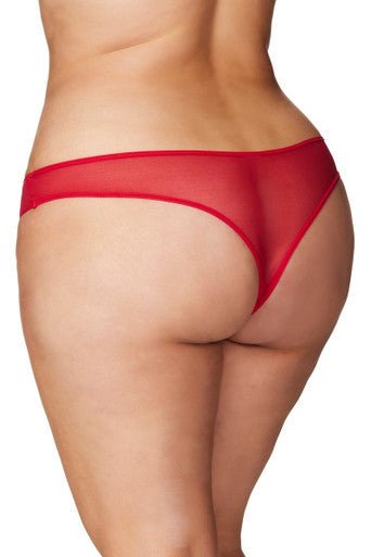 Sexy Lace Pearl Thong for Women - Comfortable Curvy Fit Underwear for Special Occasions | Perfect for Date Nights, Bridal Lingerie & Romantic Moments