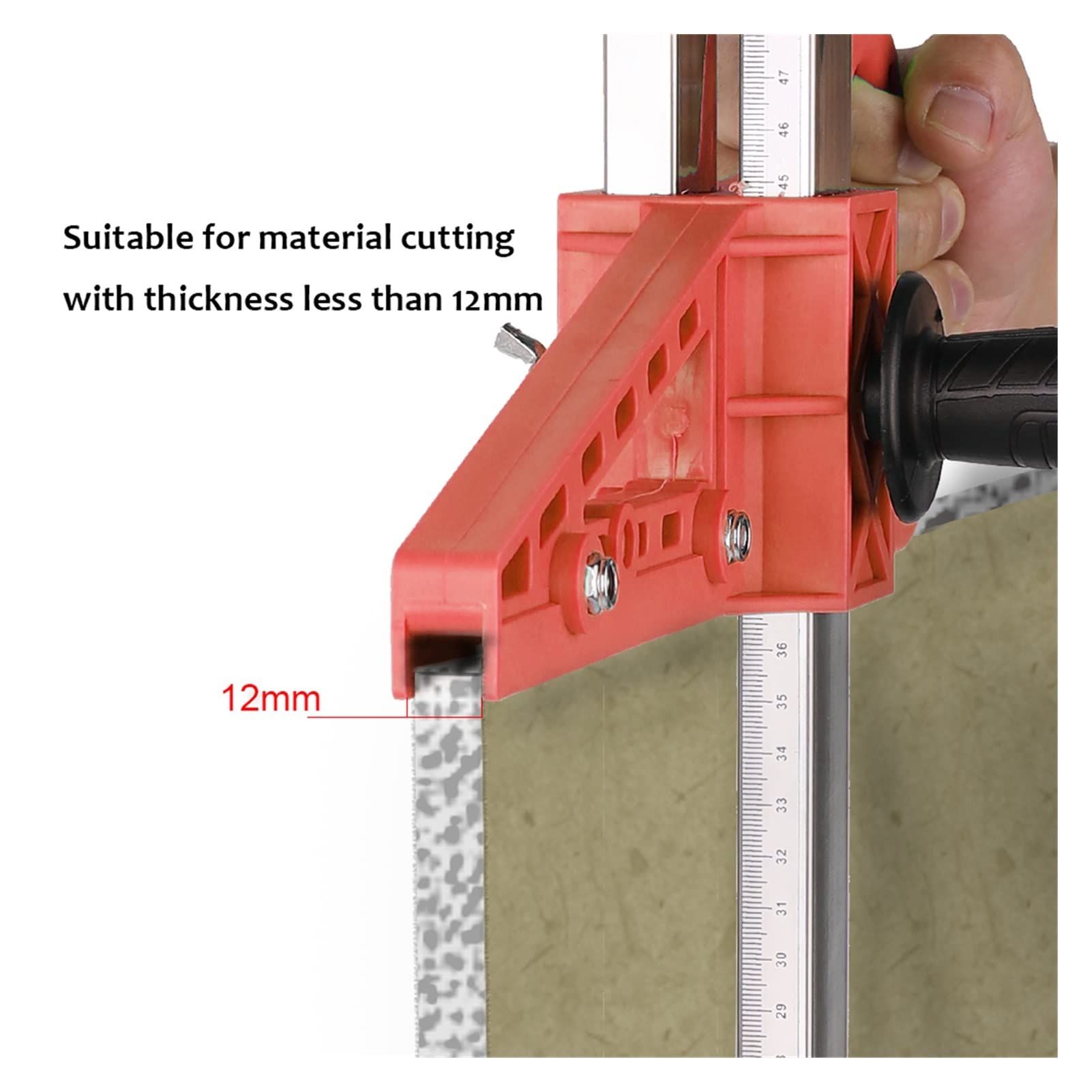 MGRAS Manual Drywall Cutter - Double Blade Gypsum Board Cutting Tool with 4 Bearings, Hand Push Drywall Artifact Tool (Orange) - Perfect for Home Renovation, DIY Projects & Professional Construction Work