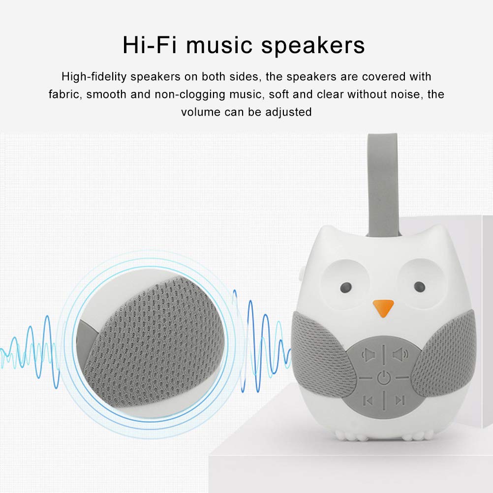 SHENGDONG White Noise Machine for Baby Sleep - Portable Sound Soother with 6 Relaxing Sounds, Night Light & Timer - Perfect for Nursery, Travel & Office Use